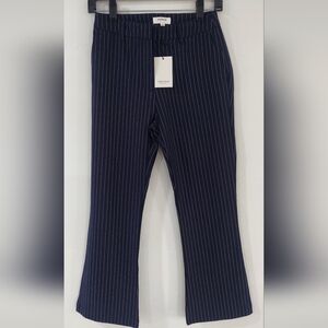 Weekend Navy Pinstripe Pants Size Sp T2